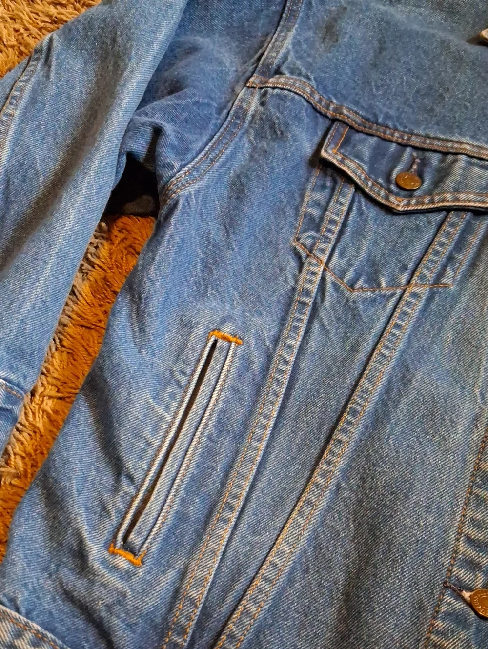 Mens Women's Vintage 1986 Levi's Trucker Jacket Size M Medium